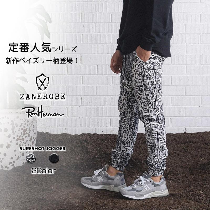 ZANEROBE ゼインローブ ペイズリー柄 ジョガーパンツ 2色 SURESHOT
