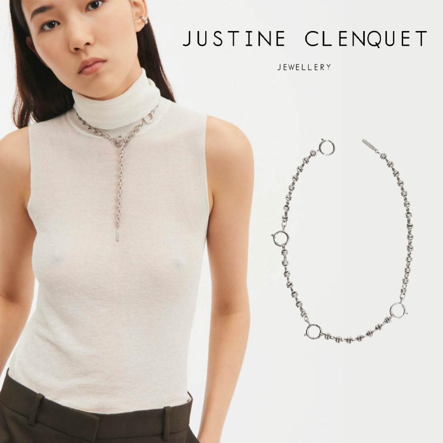 ジュスティーヌクランケ Justine Clenquet カミーユ ネックレス Camille necklace チョーカー パラジウム レディース  メンズ[アクセサリー] :2000000110026:s.s shop - 通販 - Yahoo!ショッピング