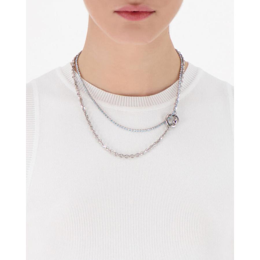 中古品 ジュスティーヌクランケ Justine Clenquet ビリー ネックレス Billie necklace パラジウム チョーカー レディース メンズ[アクセサリー] 【2120093473】(12947円)