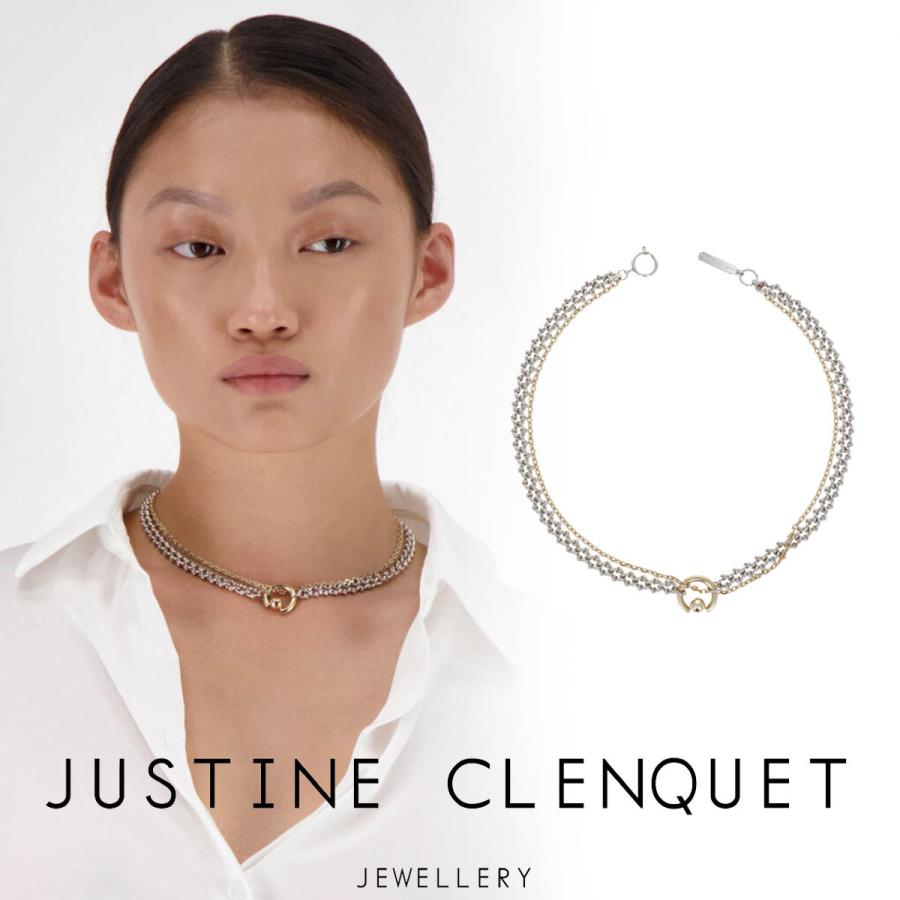 ジュスティーヌクランケ Justine Clenquet モリー ネックレス Molly necklace パラジウム チョーカー レディース メンズ[アクセサリー]