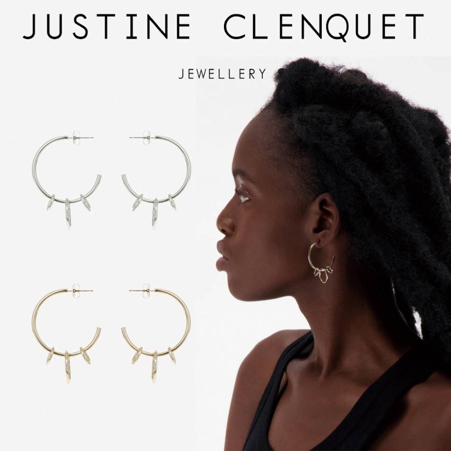 ジュスティーヌクランケ Justine Clenquet ジェン ピアス Jen earrings