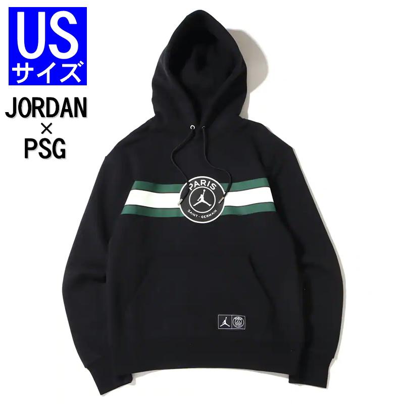 ジョーダン パリサンジェルマン コラボ Jordan Psg 新作 パーカー ブラック グリーン Usサイズ スウェット ロゴ Fleece Hoodie トップス メンズ ユニセックス ナ S S Shop 通販 Yahoo ショッピング