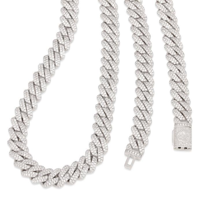 KING ICE キングアイス ネックレス チェーン 10MM THICK HERRINGBONE CHAIN 14kゴールド ホワイトゴールド 金 人気[アクセサリー]｜ssshop｜06