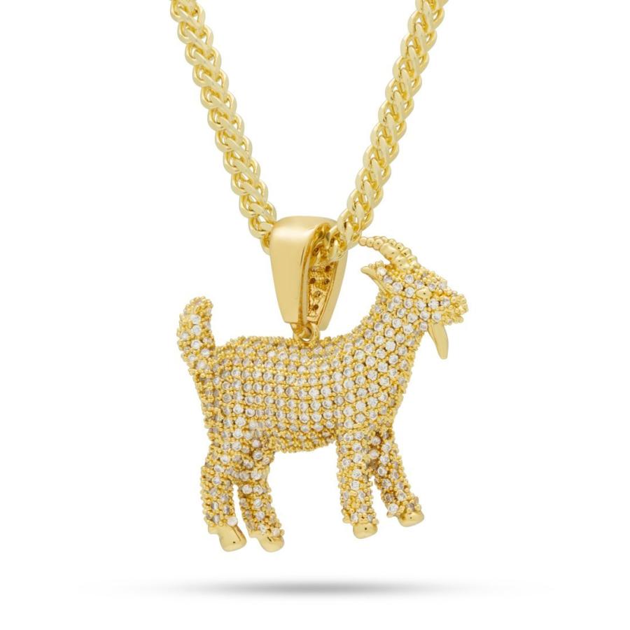 KING ICE ネックレス キングアイス NOTORIOUS B.I.G. X KING ICE - GOAT NECKLACE チェーン 14kゴールド ホワイトゴールド 金 人気 ユニセックス[アクセサリー]｜ssshop｜03