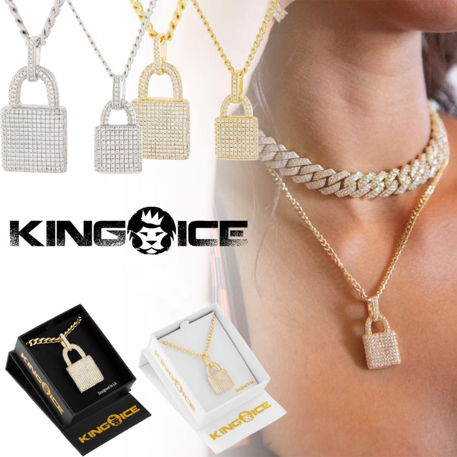 【SALE／10%OFF KING ICEキングアイス ネックレス 14Kゴールド ホワイトゴールド - www.gorgas.gob.pa