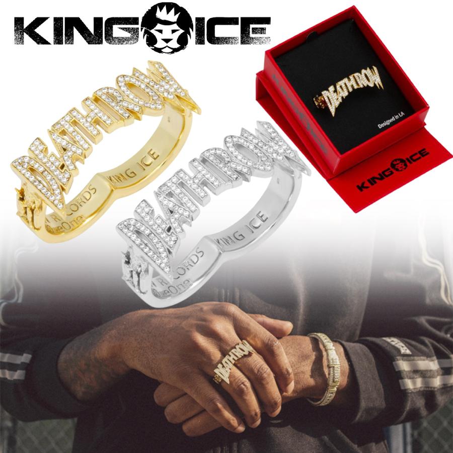 King Ice キングアイス 指輪 リング デスロウツーフィンガーリング 14kゴールド 金 White Gold メンズ ブランド 人気 アクセサリー S S Shop 通販 Yahoo ショッピング