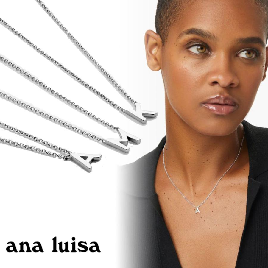 ana luisa アナルイサ ネックレス LETTER NECKLACE シルバー 銀 低刺激