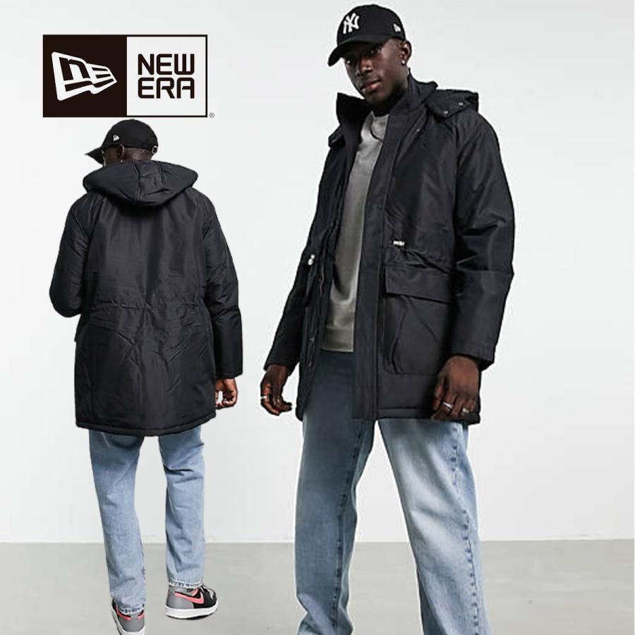 ニューエラ NEW ERA パーカー ジャケット New Era New York Yankees padded jacket in black メンズ ユニセックス 限定モデル 正規品[衣類]