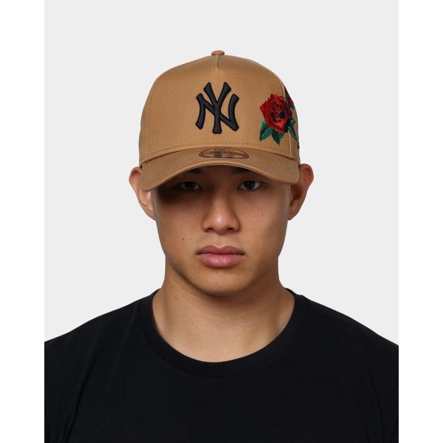 ニューエラ New Era キャップ 帽子 Rose Hit バラ 刺繍 限定カラー 9forty A Frame Snapback ベージュ カーキ ホワイト 6種類 3カラー La Ny レイカーズ ブルズ S S Shop 通販 Yahoo ショッピング