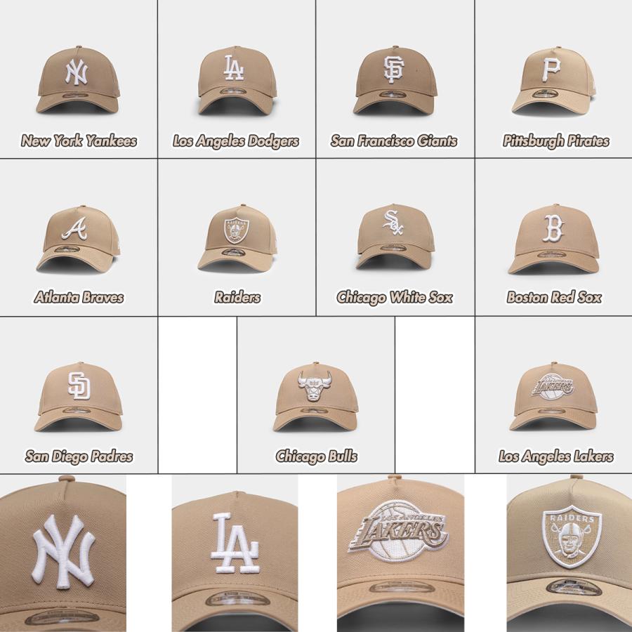 ニューエラ キャップ NEW ERA 帽子 Seasonal Snapback 限定カラー 9FORTY A-Frame カーキベージュ LA NY メンズ ユニセックス 限定モデル 正規品[帽子]｜ssshop｜02