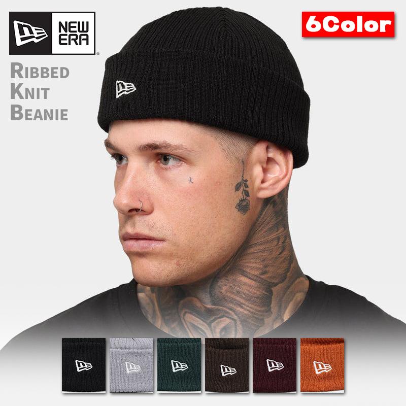 ニューエラ NEW ERA ビーニー 帽子 ニット帽 キャップ Ribbed Knit Thin Fisherman Beanie 6カラー ブラック 黒 メンズ ユニセックス 正規品[帽子
