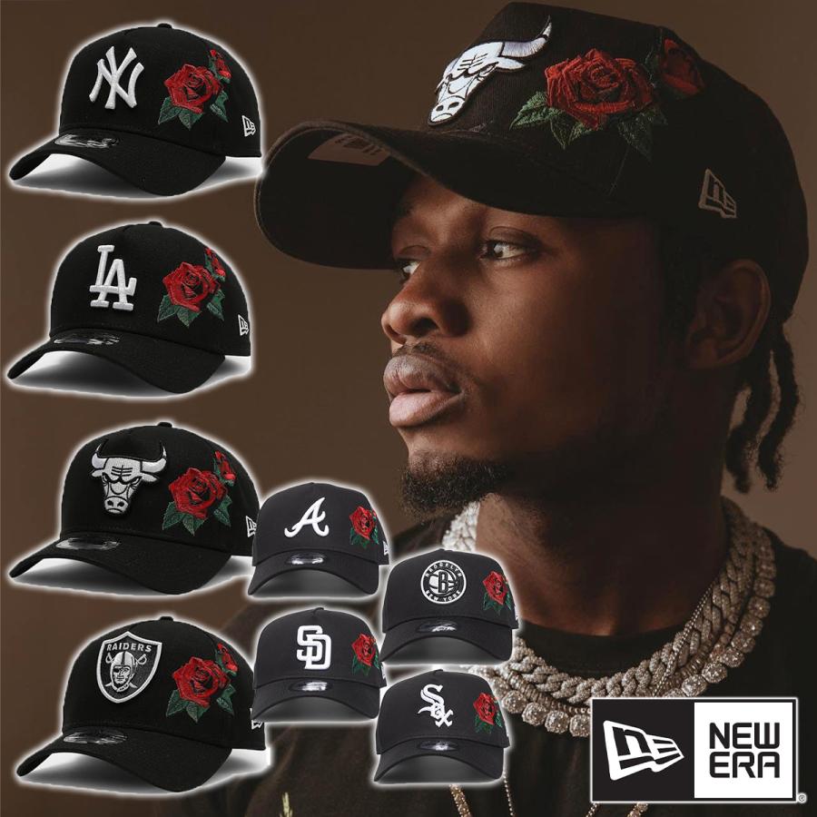 ニューエラ キャップ NEW ERA Rose Emblem バラ 刺繍 限定モデル帽子 