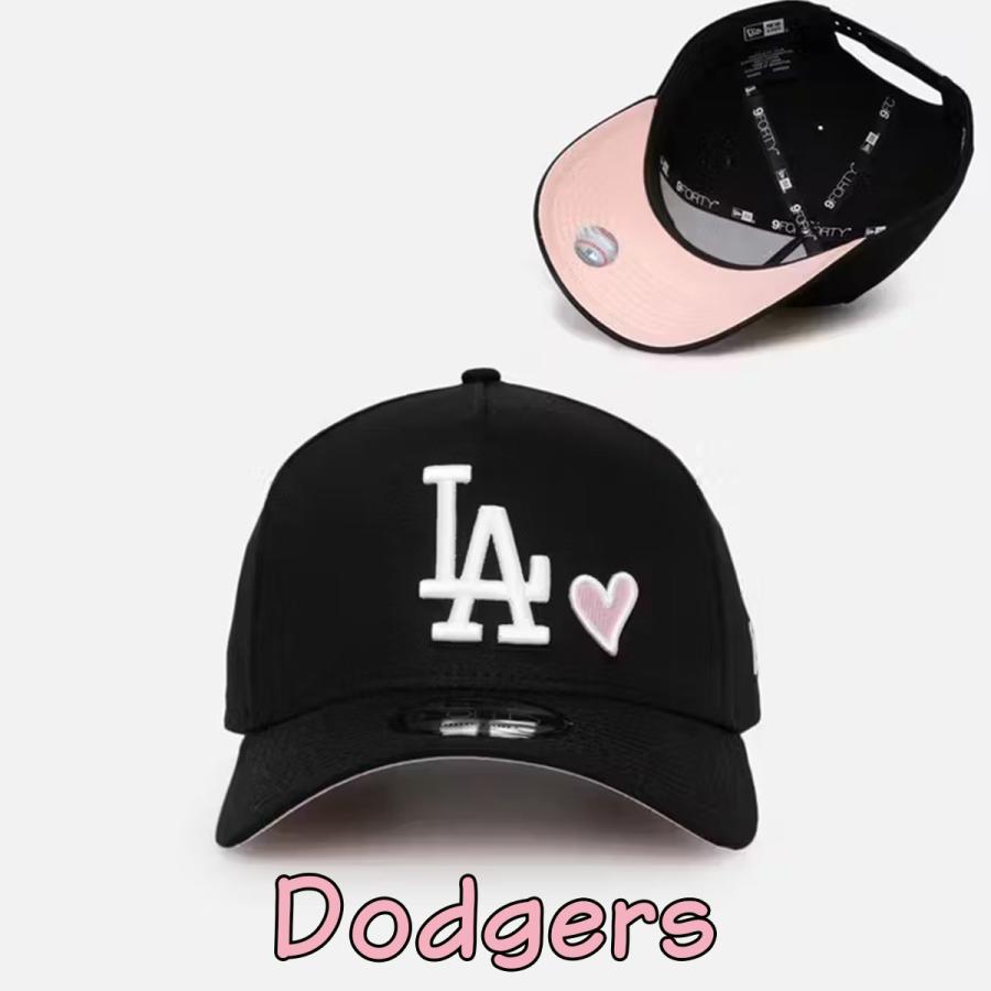 ニューエラ キャップ 9FORTY A-Frame Snapback Pink Satin Hearts 