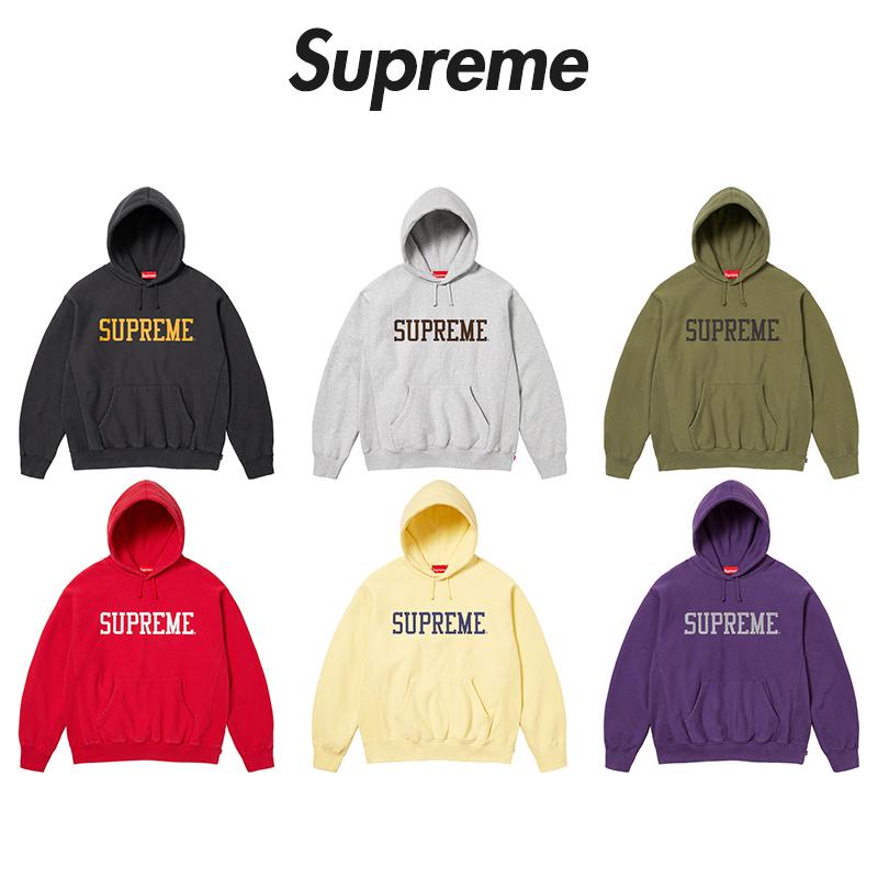 シュプリーム パーカー Supreme Varsity Hooded Sweatshirt ロゴ