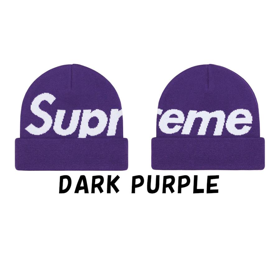 シュプリーム ビーニー Supreme Big Logo Beanie ニット帽 9色