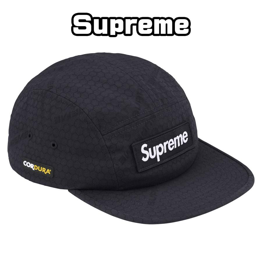 シュプリーム キャップ Supreme cordura ripstop camp cap ブラック 