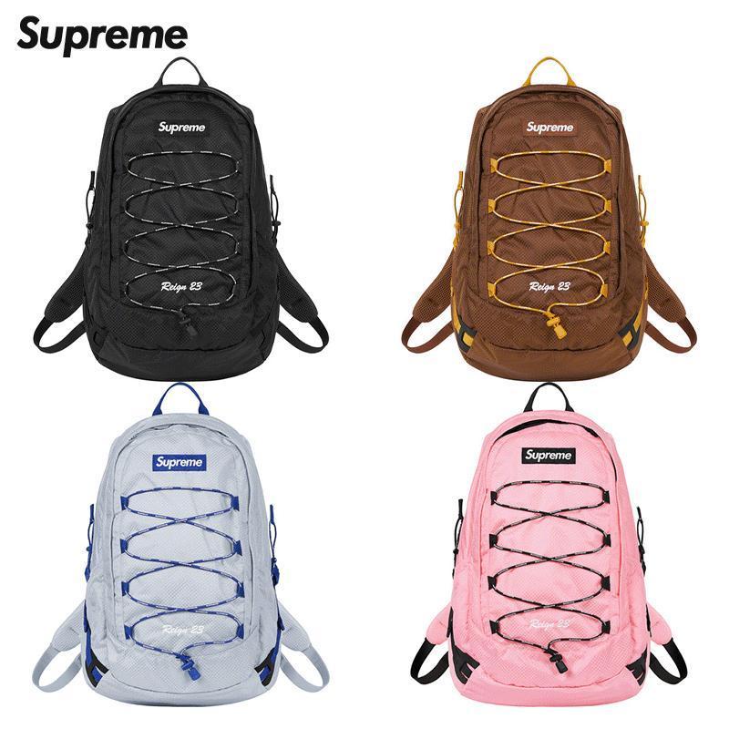 正規品 シュプリーム Supreme 2022SS Backpack バックパック リュック 4カラー ブラック ブルー ブラウン ピンク