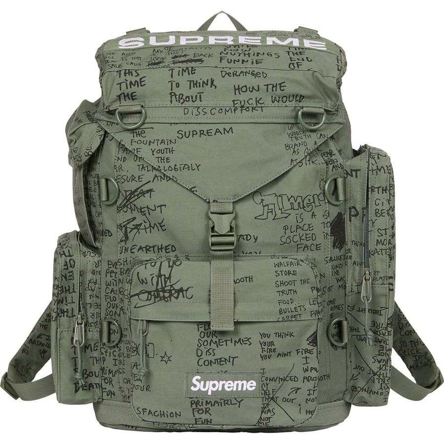 正規品 シュプリーム バックパック Supreme Field Backpack Olive Gonz