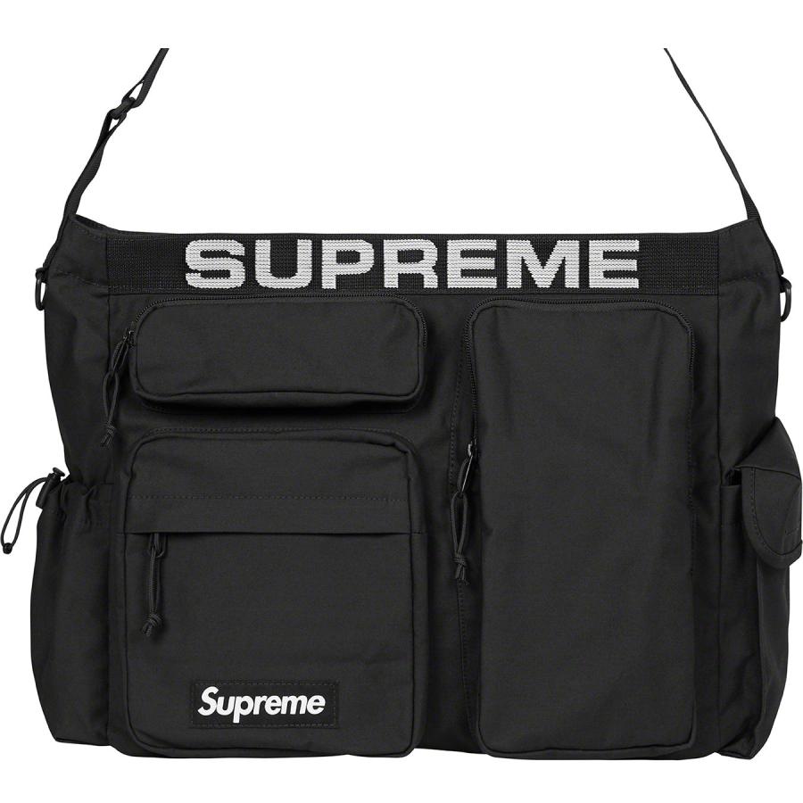 正規品 シュプリーム メッセンジャーバッグ Supreme Field Messenger Bag Black ブラック ショルダー バッグ