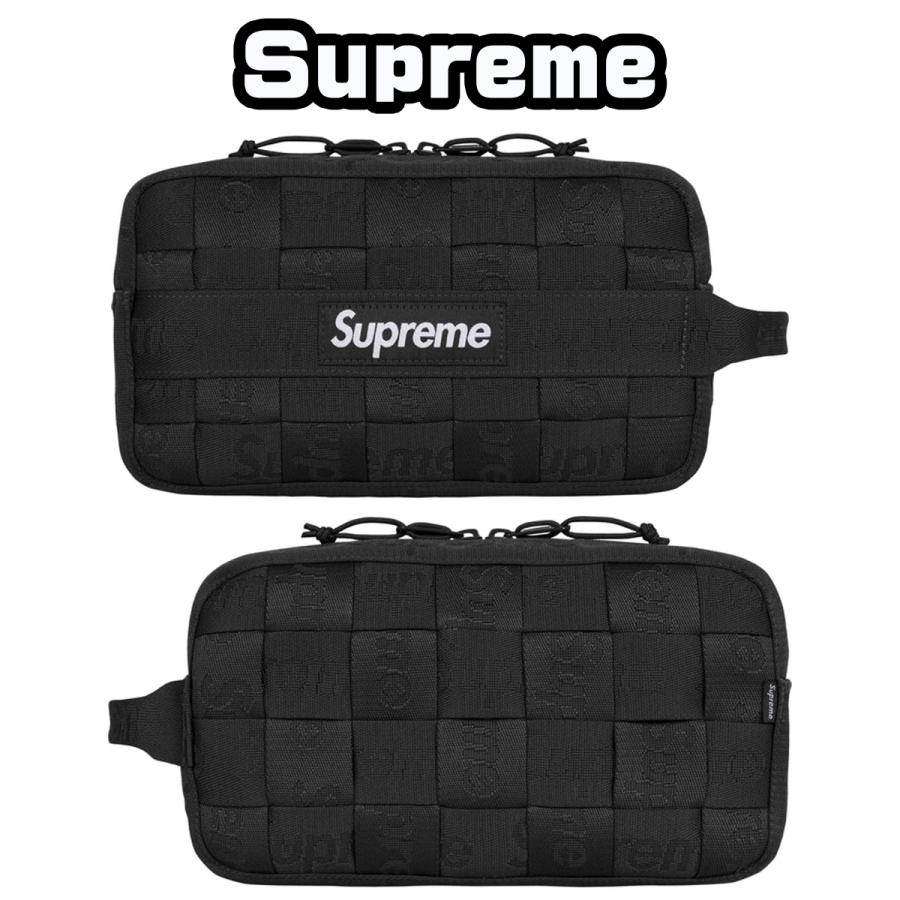 シュプリーム クラッチバッグ Supreme woven utility bag 鞄 ユニ  