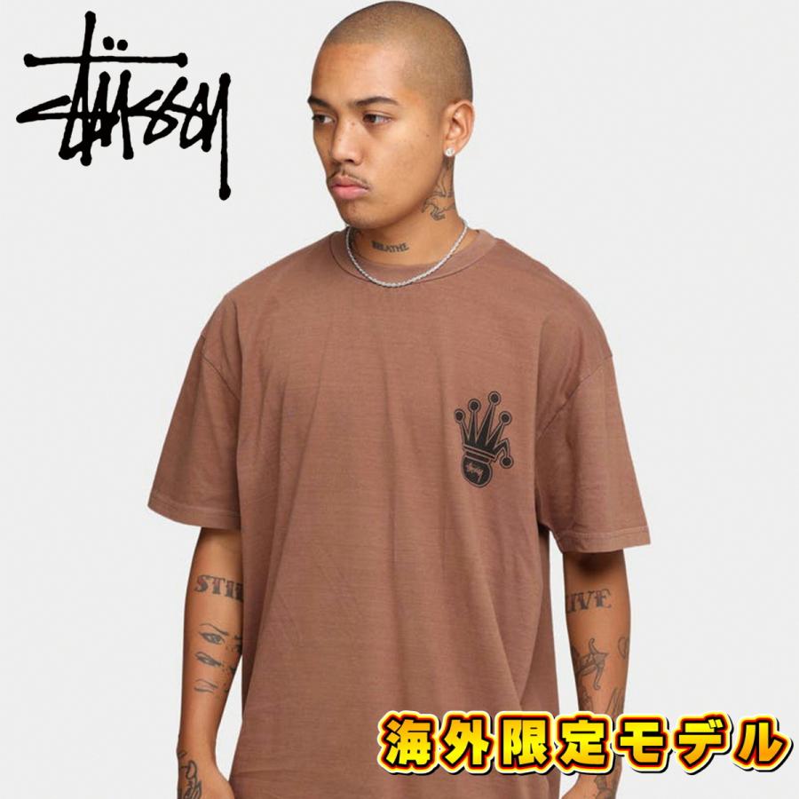 Stussy ステューシー Tシャツ Universal Crowned T-Shirt ストリート系 茶色 ブラウン ロゴ メンズ レディース  ユニセックス 正規品[衣類] : 4100000010006 : WILLS - 通販 - Yahoo!ショッピング