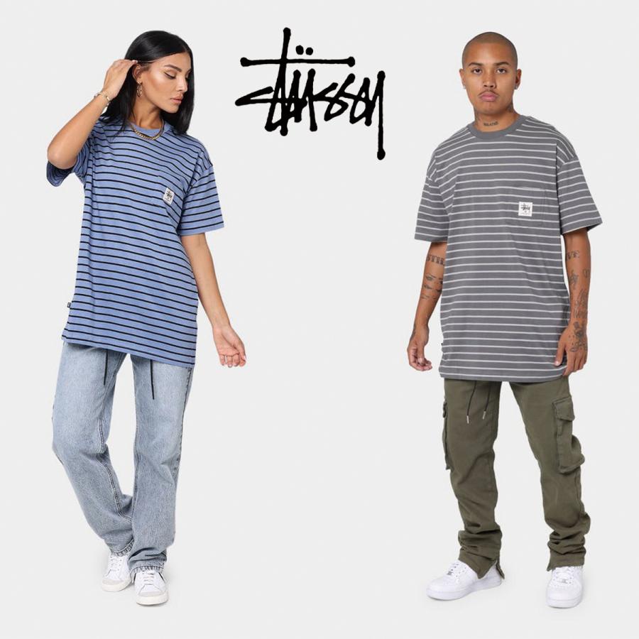 Stussy ステューシー Tシャツ Kalorama Stripe T Shirt ストリート系 ロゴ メンズ レディース ユニセックス 正規品 衣類 S S Shop 通販 Yahoo ショッピング