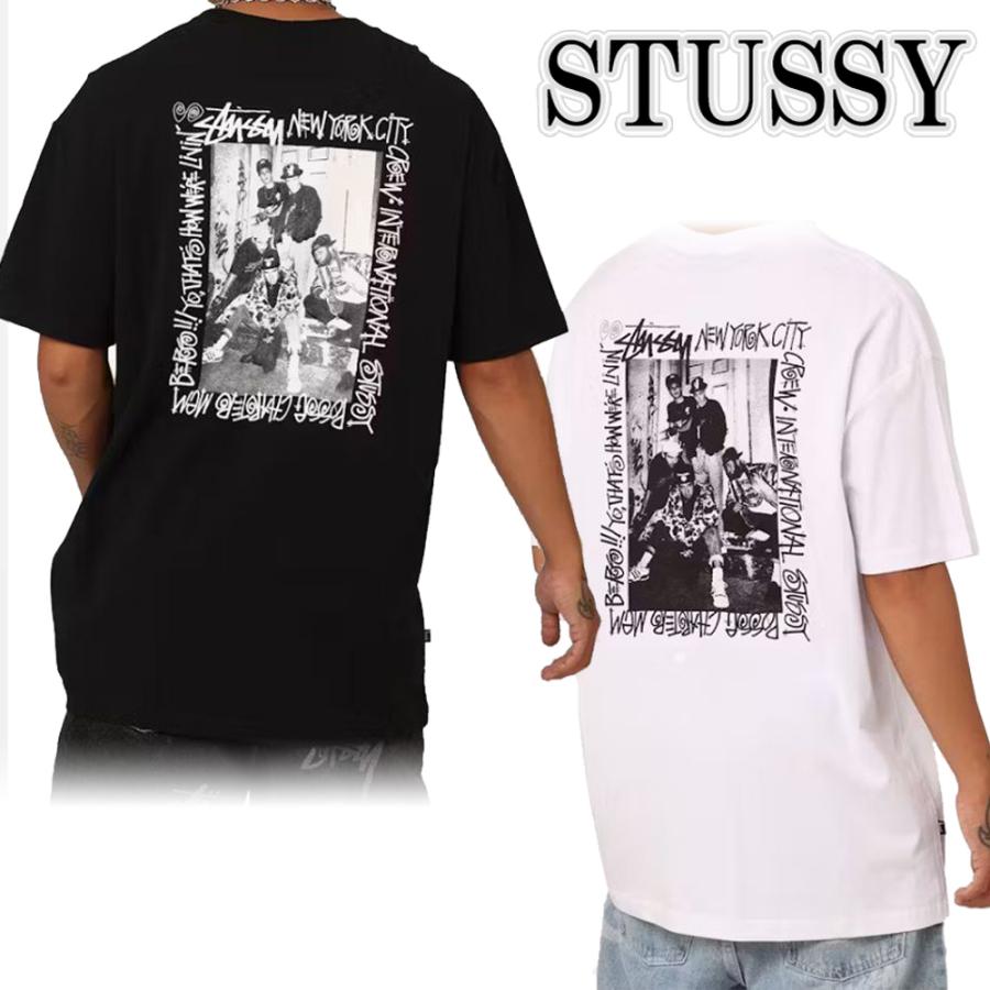 Stussy Tシャツ ステューシー ロゴ 半袖 NYC Crew T-Shirt オーバー 