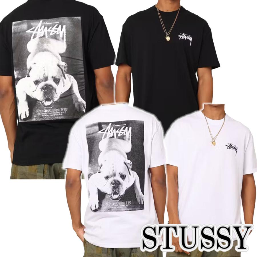 Stussy Tシャツ ステューシー ロゴ 半袖 Bulldog T-Shirt オーバー 