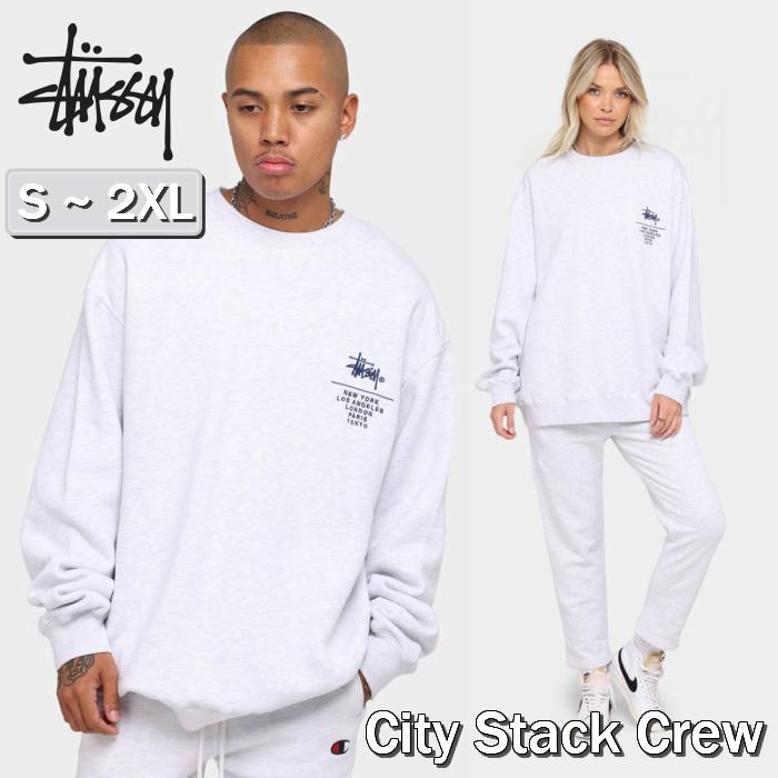 お気にいる レディース Stussy ステューシー スウェット トレーナー Sweatshirt Black Cotton Jersey トップス Logo Print スウェット トレーナー Williamsav Com