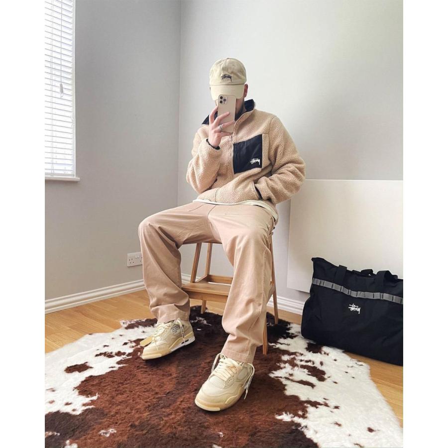 福袋セール ジャケット ステューシー Stussy レビューを書いて送料無料 もこもこ 正規品 衣類 ユニセックス レディース メンズ ペアルック トップス 人気 モックネック Jacket Sherpa フリース コート アウター Superveedu Com