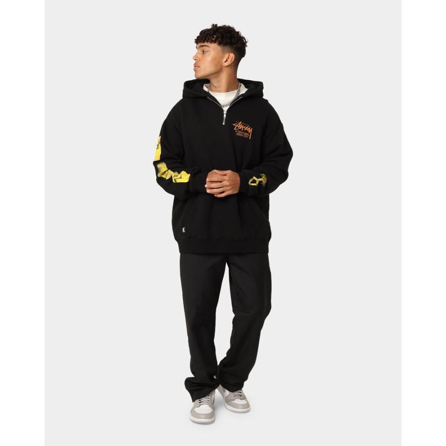 Stussy パーカー ステューシー 海外限定 ハーフジップ スウェット Stussy パーカー ステューシー 海外限定 ハーフジップ スウェット