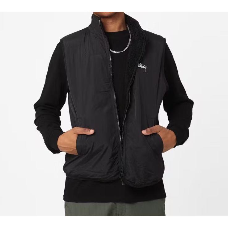 Stussy ステューシー ベスト リバーシブル Reversible Stock Sherpa 