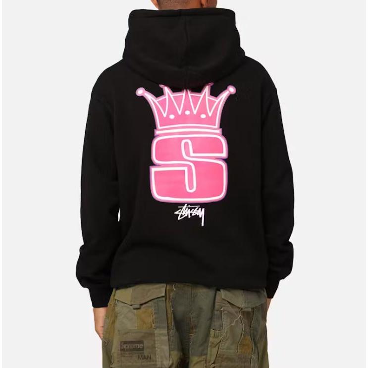 Stussy パーカー ステューシー Crown Fleeced Hoodie プルオーバー