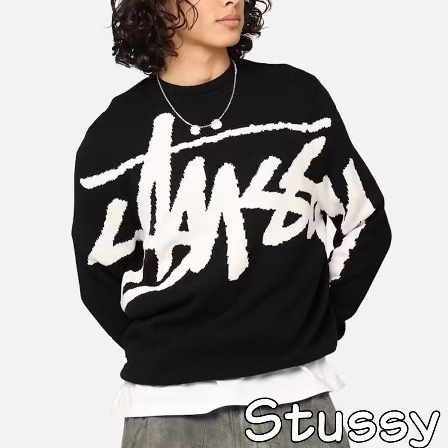 ステューシー STUSSY Solid World Tour Crew ニット セーター Stussy