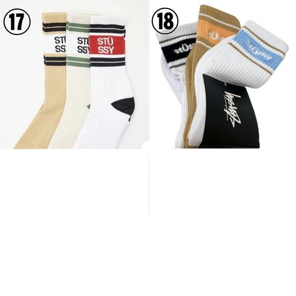Stussy ステューシー ソックス 3枚パック 靴下 男 18種類 くつした ロゴ人気 Sock 3 Pack ストリート系 アクセサリー メンズ ユニセックス 正規品 衣類 S S Shop 通販 Yahoo ショッピング