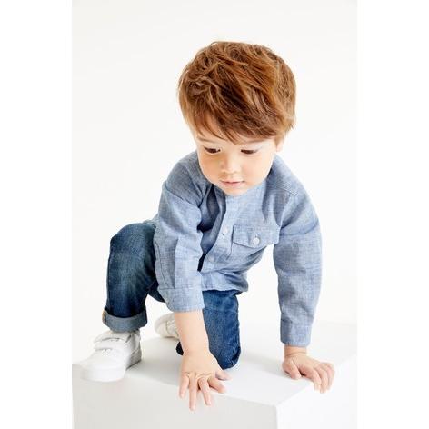 ネクスト ベビー Next 長袖 リネン 混グランダッド シャツ 子供服 ベビー服 男の子 新生児 おでかけ 衣類 413 004 S S Shop 通販 Yahoo ショッピング