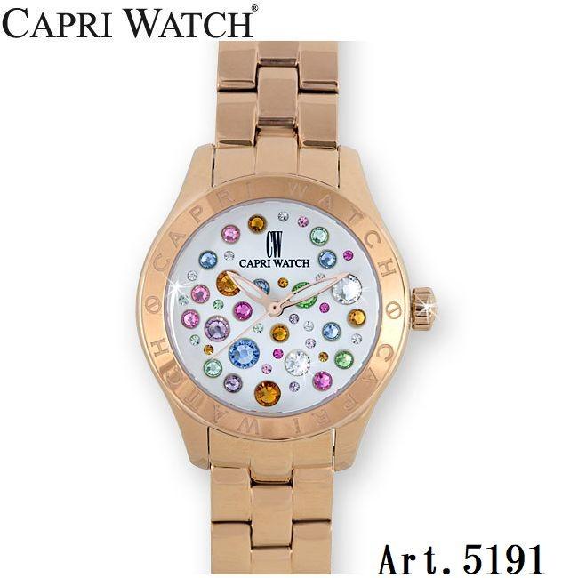 Capri Watch カプリウォッチ Celine Multijoy Rose Gold 5191 Capriwatch 腕時計 レディース 時計 ウォッチ ステンレススチール ステンレスバンド ス 代引不可