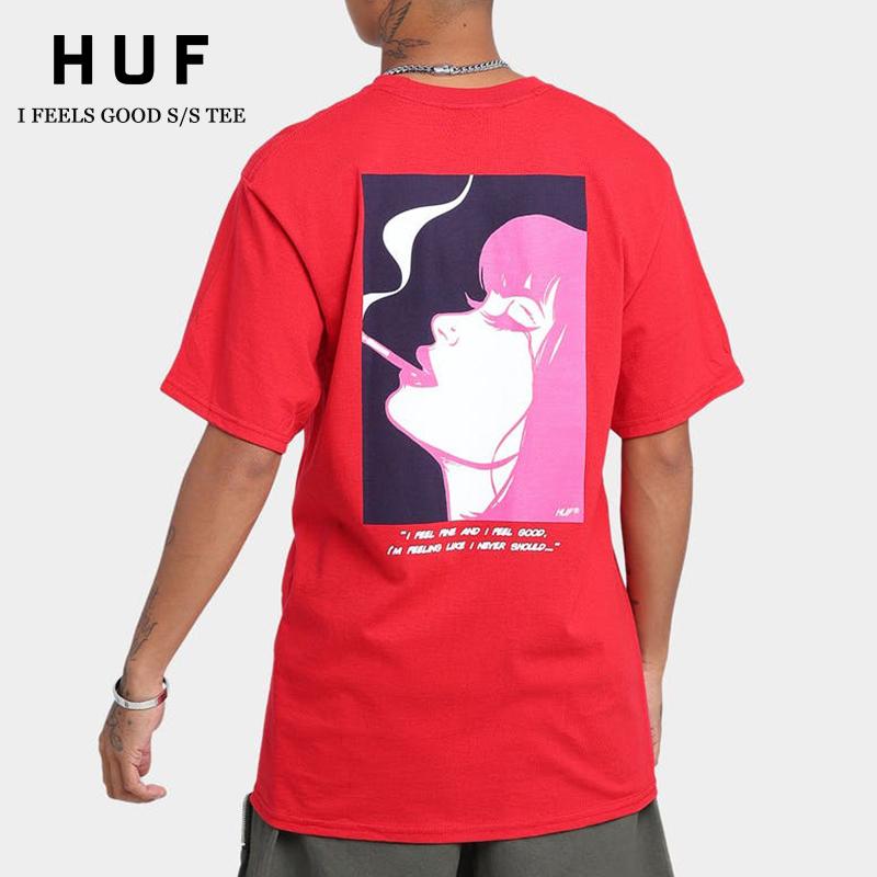 ハフ HUF Tシャツ I FEELS GOOD S/S TEE レッド 半袖 トップス スケーター ストリート系 スケートボード 人気 メンズ  正規品[衣類] :5200000010022:WILLS - 通販 - Yahoo!ショッピング