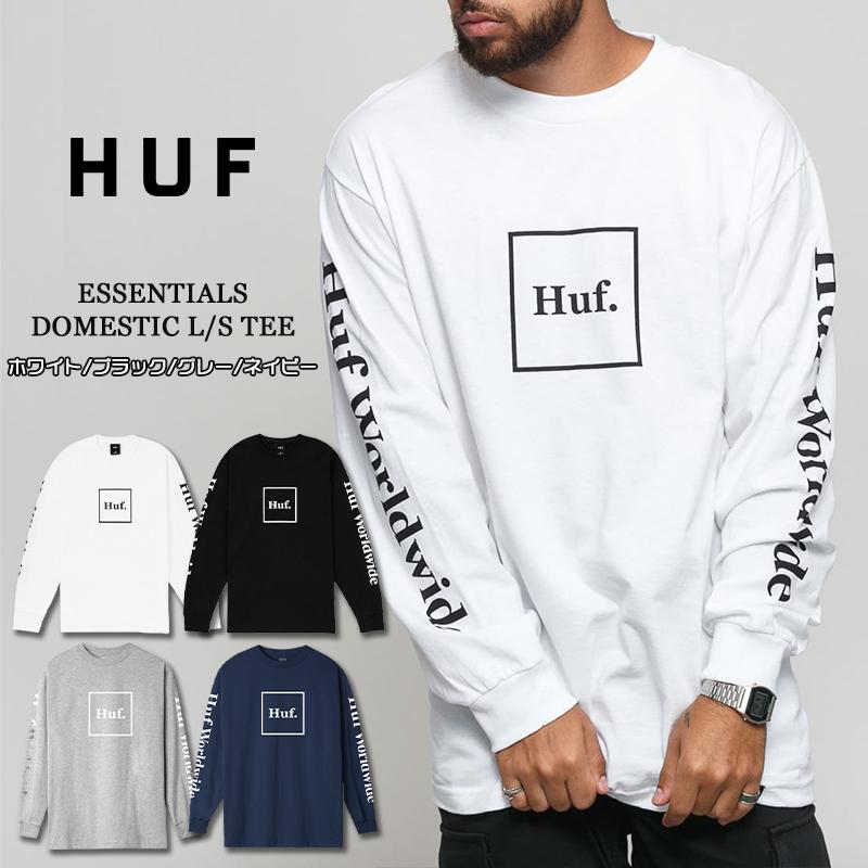 ハフ Huf Tシャツ ロンt 長袖 Essentials Domestic L S Tee ホワイト ブラック 4カラー トップス スケーター ストリート系 スケートボード 人気 メンズ 正規品 S S Shop 通販 Yahoo ショッピング