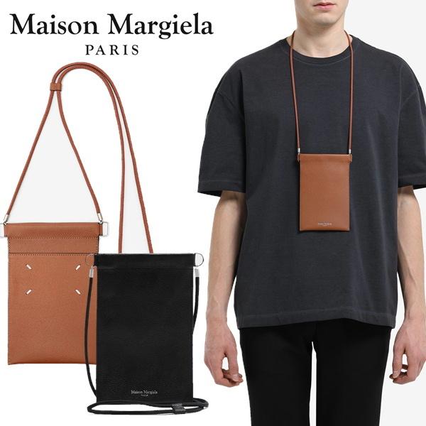 Maison Margiela メゾン マルジェラ ネックポーチ ショルダーバッグ iPhone ポーチ ホルダー クロスボディ ロゴ ブラック 黒 かばん アクセサリー メンズ ユニセ :5400000080001:s.s shop - 通販 - Yahoo!ショッピング