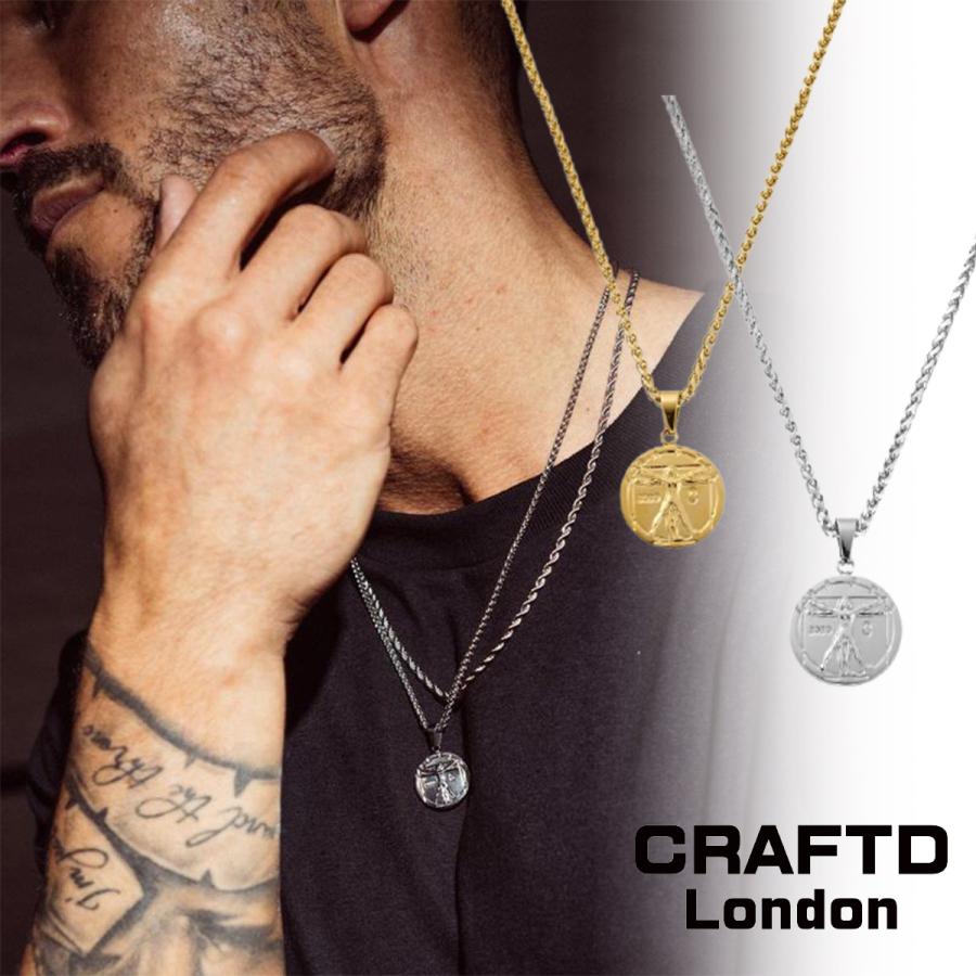 Craftd London クラフトロンドン Vitruvian ネックレス ゴールド シルバー メンズ 18kゴールド 金 人気 アクセサリー S S Shop 通販 Yahoo ショッピング