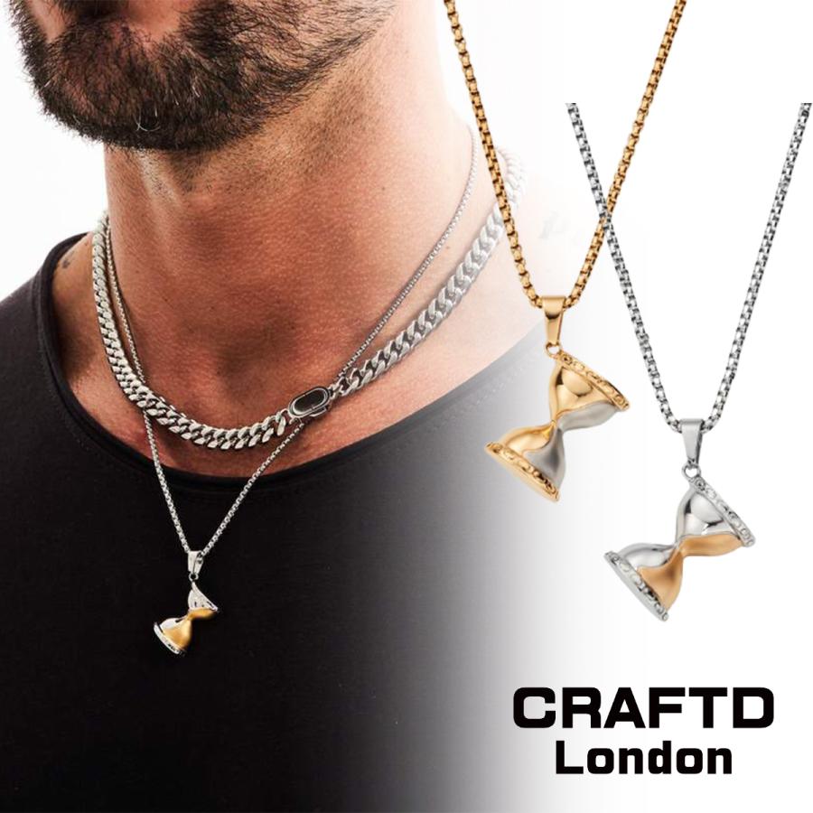 Craftd London クラフトロンドン Hourglass ネックレス ゴールド シルバー メンズ 18kゴールド 金 人気 アクセサリー S S Shop 通販 Yahoo ショッピング