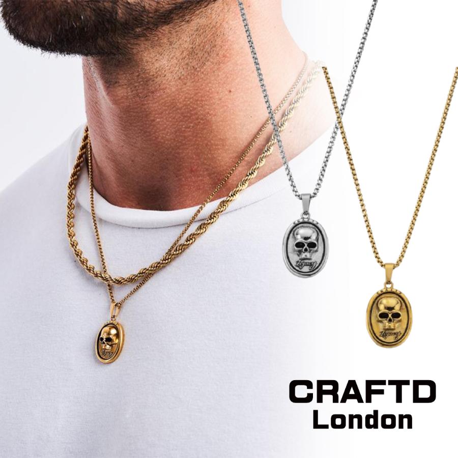Craftd London クラフトロンドン Skull ネックレス ゴールド シルバー メンズ 18kゴールド 金 人気 アクセサリー S S Shop 通販 Yahoo ショッピング