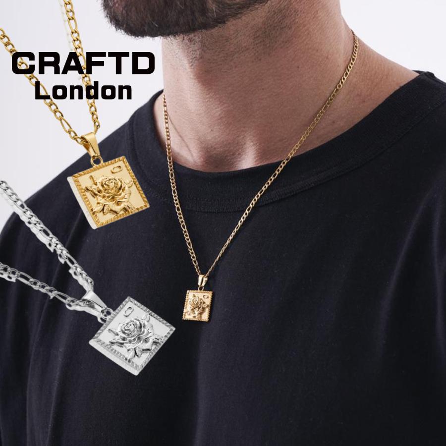 Craftd London ネックレス メンズ Rose Crest ゴールド シルバー 52cm クラフトロンドン 18kゴールド シルバー 金 人気 アクセサリー S S Shop 通販 Yahoo ショッピング