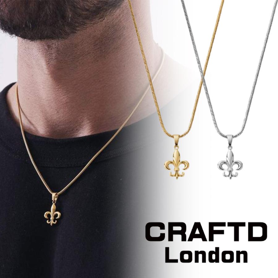 Craftd London ネックレス Fleur De Lis メンズ クラフトロンドン 18kゴールド シルバー 金 人気 アクセサリー S S Shop 通販 Yahoo ショッピング