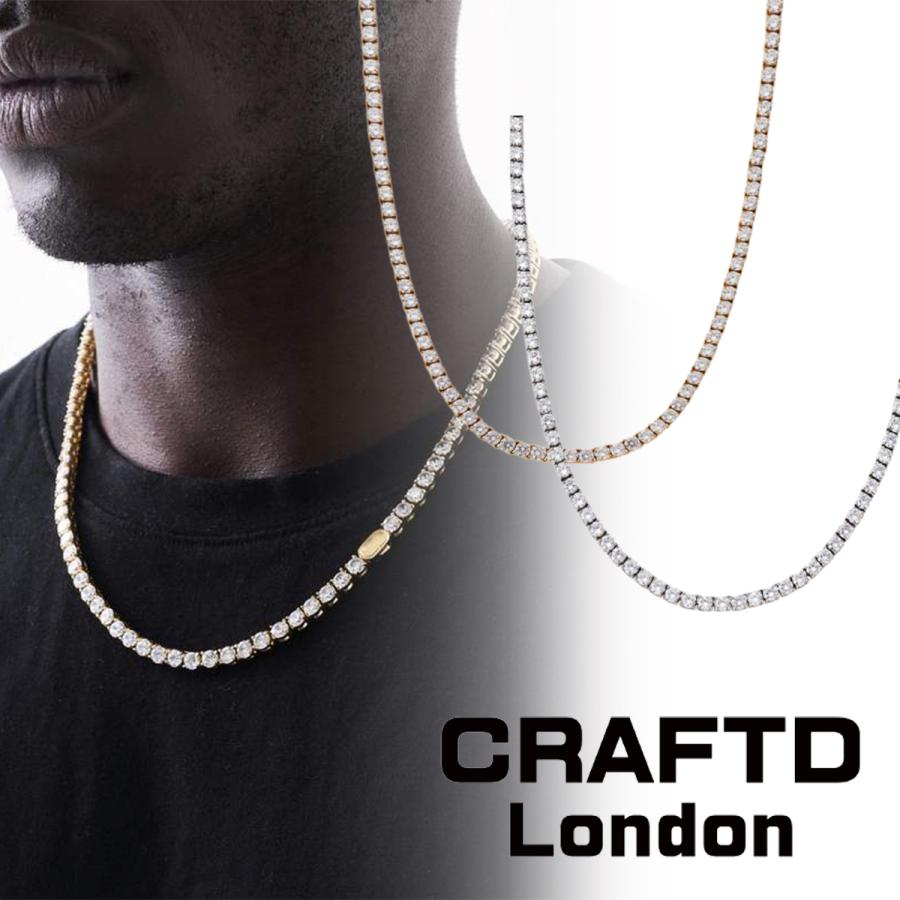 CRAFTD London ネックレス Connell Chain コーネル チェーン 2mm メンズ クラフトロンドン 50センチ 55