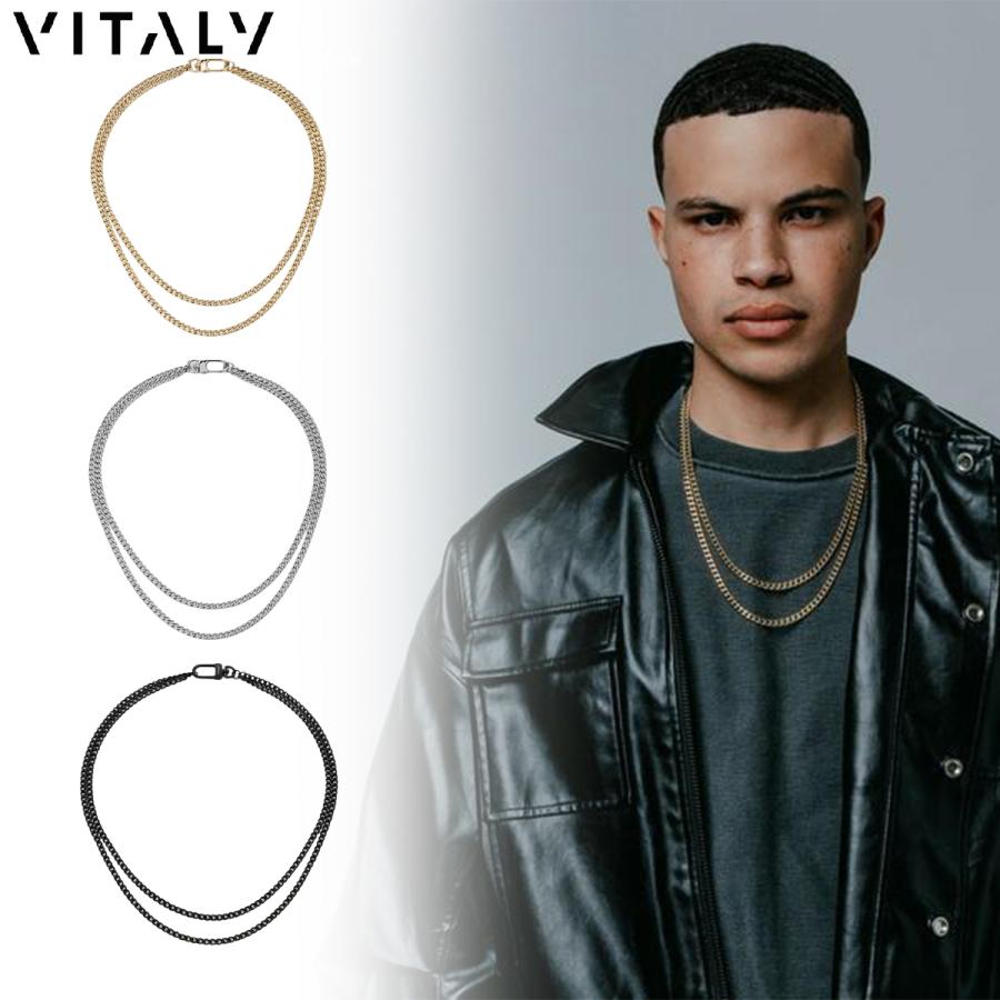 Vitaly バイタリー ネックレス Kabel ゴールド シルバー ブラック メンズ ユニセックス ステンレス鋼 金 人気 アクセサリー S S Shop 通販 Yahoo ショッピング