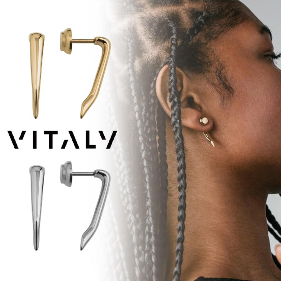 VITALY バイタリー FORMA ピアス イヤリング ゴールド シルバー メンズ レディース ユニセックス 金 人気[アクセサリー]  :6200000120010:WILLS - 通販 - Yahoo!ショッピング