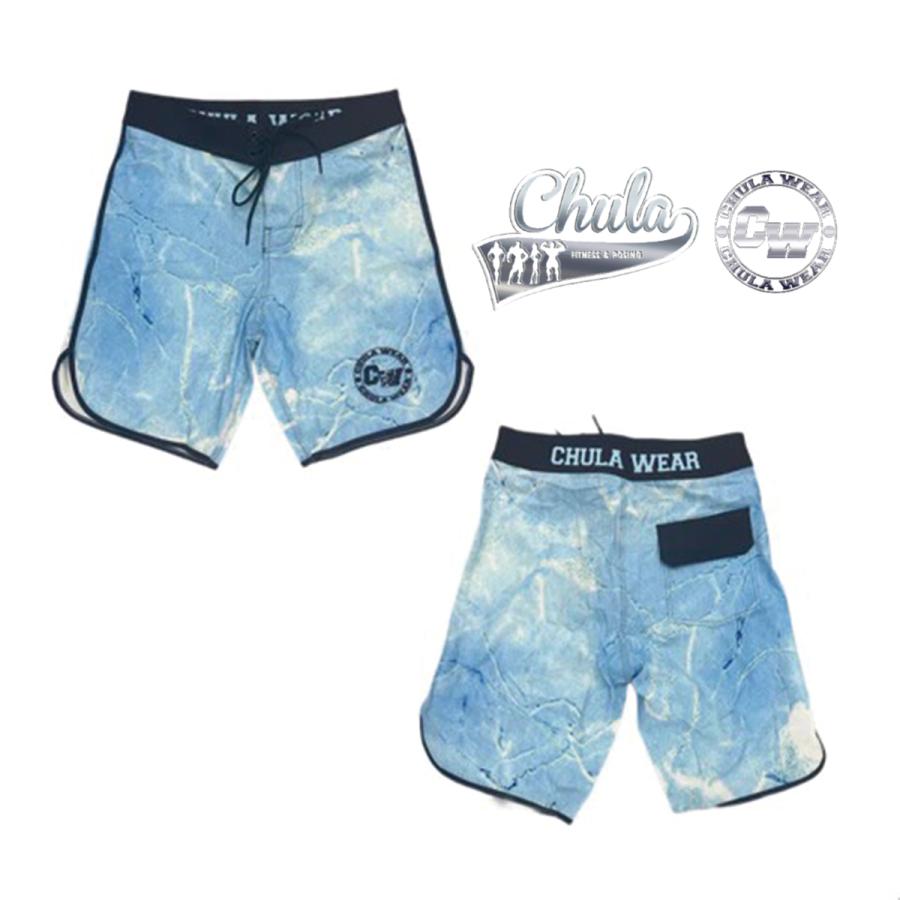 chula wear ステージショーツブルー×ホワイト