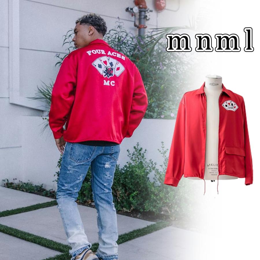 Mnml ミニマル Aces Lightweight Jacket ジャケット アウター コート ジップ Mnml 韓国 ファッション メンズ レディース 衣類 S S Shop 通販 Yahoo ショッピング